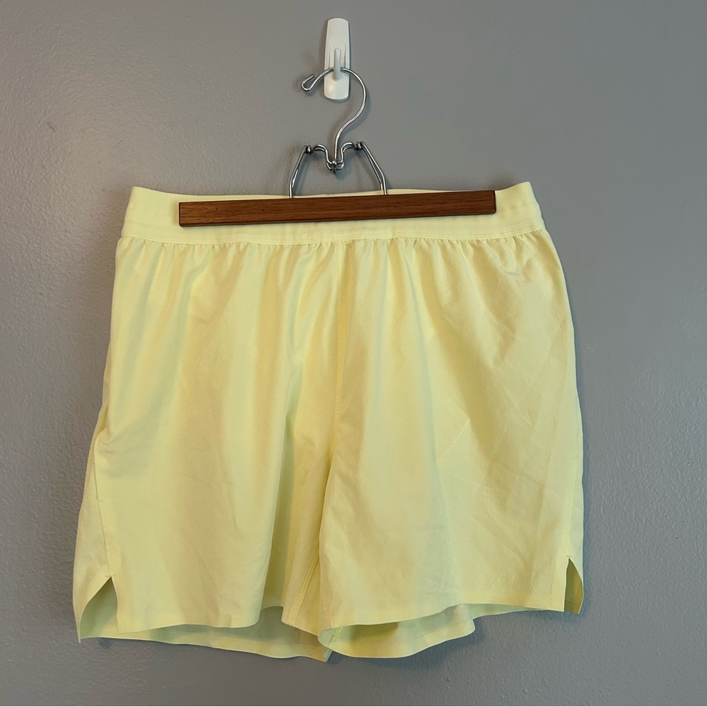All in Motion Butter Yellow Women's Athletic Shorts